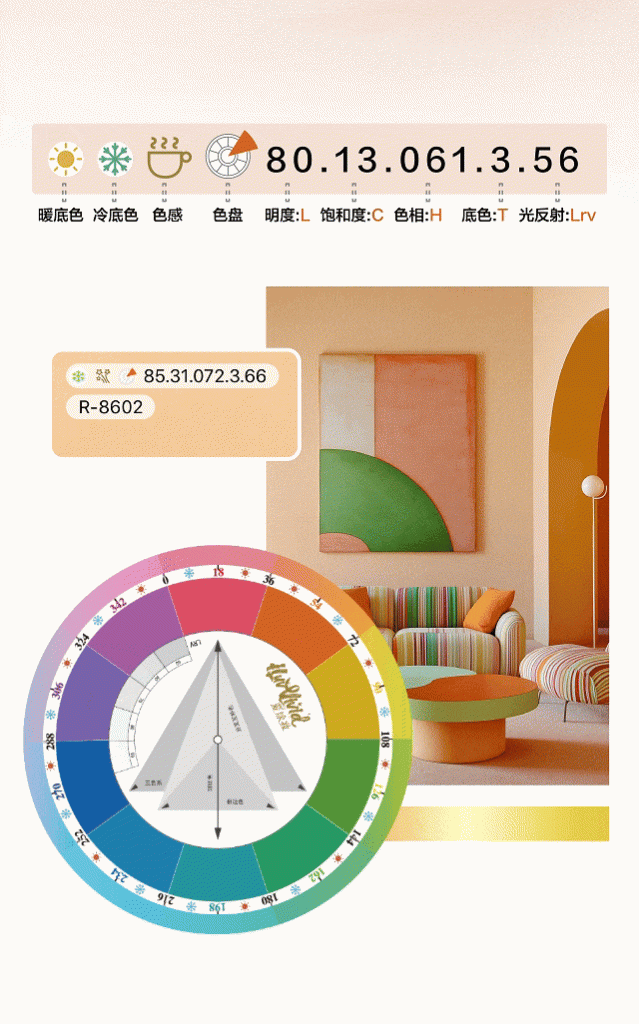 姜黄｜一个没有边界感的颜色
艺术涂料颜色搭配
艺术涂料流行色